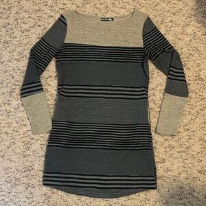 Striped Long Sleeve Dress
